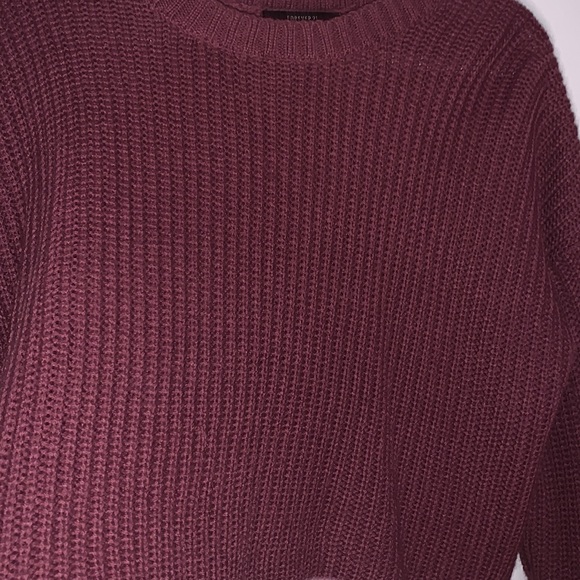 [M]👚 - F21 knit cropped sweater - Picture 2 of 7
